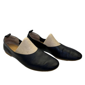 Everlane The Day Glove Leather Flats Black Made In Italy - Women's Size 8.5
